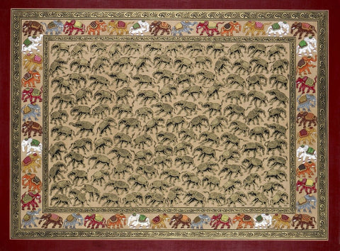 Pattachitra Tree of LifePCT12-Turmeric Art