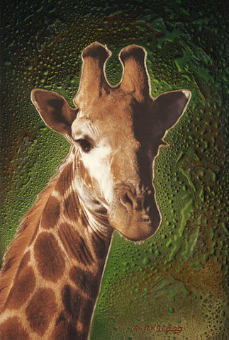 Can See For Miles Original Fine Arts Painting By Jeurgen Aldag - Turmeric Art