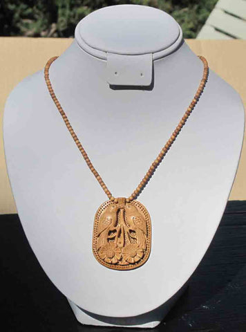 Loving Birds Brown Sandal Necklace SN0025