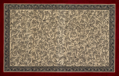 Pattachitra Tree of LifePCT4-Turmeric Art