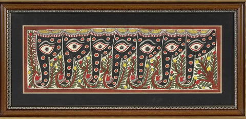 Elephants Painting PNTMB2-HLF-HOR-024