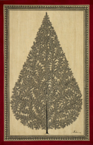 Pattachitra Tree of LifePCT5-Turmeric Art