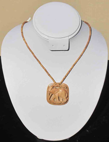 Sandal Elephant Necklace SN007