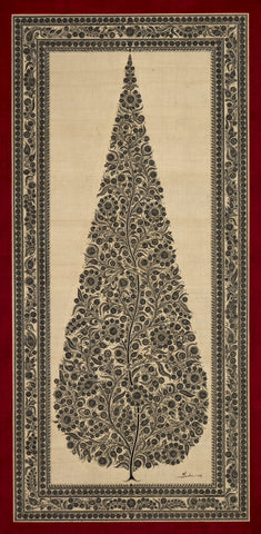 Pattachitra Tree of LifePCT7-Turmeric Art