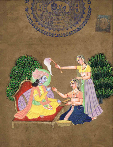 Antique Stamp AN03-Turmeric Art