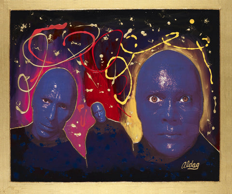 Bluemen Original Fine Arts Painting By Jeurgen Aldag - Turmeric Art