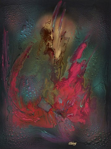 Defingmus Original Fine Arts Painting By Jeurgen Aldag - Turmeric Art