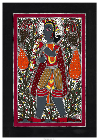 Madhubani Series MBC010-Turmeric Art