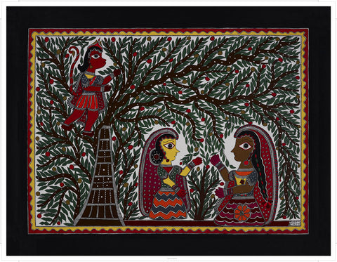 Madhubani Series MBC023-Turmeric Art