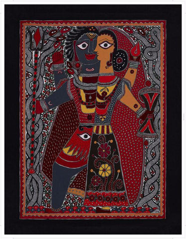 Madhubani Series MBC025-Turmeric Art