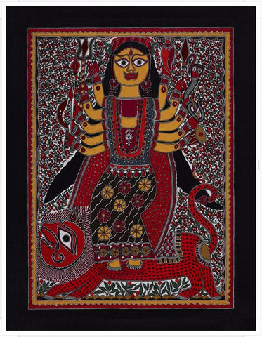 Madhubani Series MBC027-Turmeric Art
