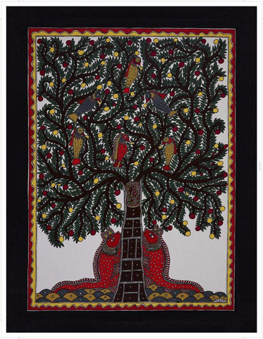 Madhubani Series MBC030-Turmeric Art