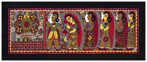 Madhubani Series MBC05-Turmeric Art