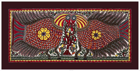 Madhubani Series MBC06-Turmeric Art