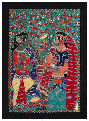 Madhubani Series MBC08-Turmeric Art