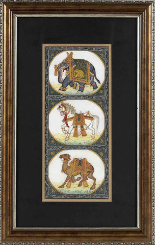 Madhubani Series MBE036-Turmeric Art