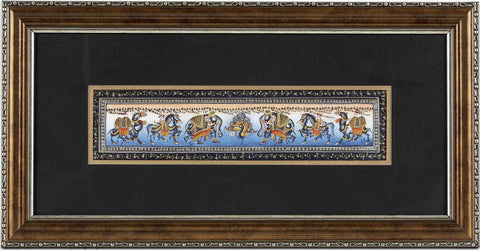 Madhubani Series MBE042-Turmeric Art