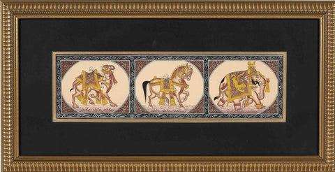 Madhubani Series MBE043-Turmeric Art