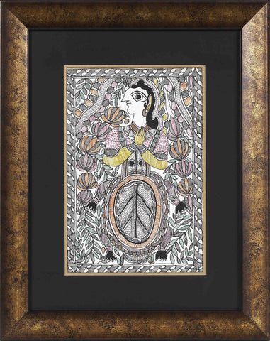 Madhubani Series MBE08-Turmeric Art