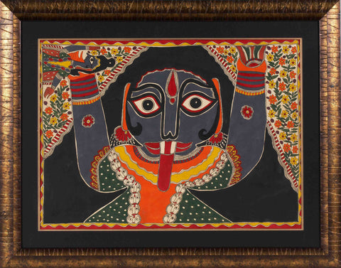 Madhubani Series MBF042-Turmeric Art