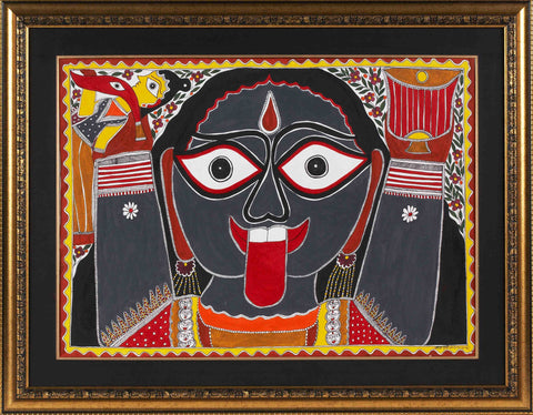 Madhubani Series MBF043-Turmeric Art