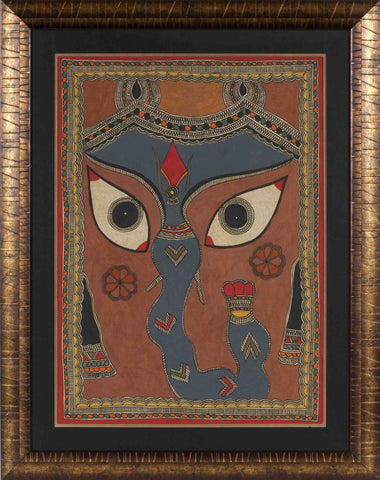 Madhubani Series MBF045-Turmeric Art