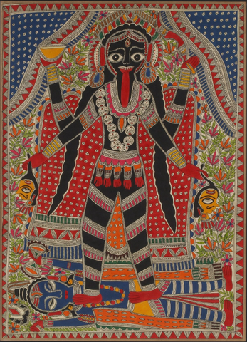 Kaali Madhubani Painting