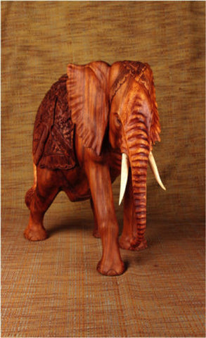 Peaceful Elephant MK018-P - Turmeric Art