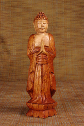 Standing Buddha in Dual WC058-TTT - Turmeric Art