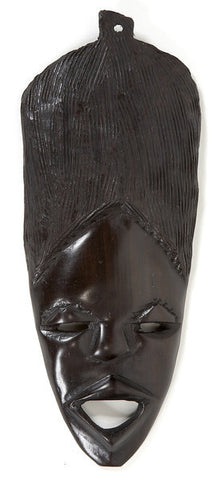African Sculpture Of Mask AS00116 - Turmeric Art