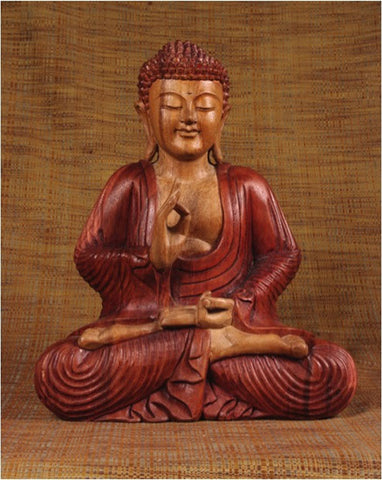 Buddha Sitting MK030-TTT - Turmeric Art