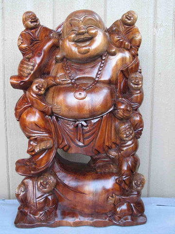 Buddha with 7 Sons WC006B - Turmeric Art