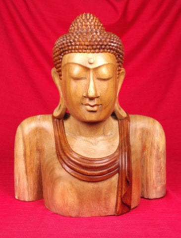 Buddha Bust Larger Than Life MK012-TT - Turmeric Art