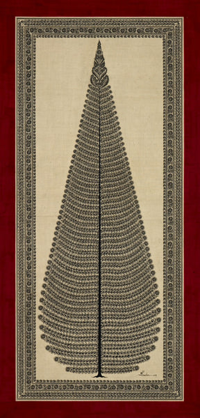 Pattachitra Tree of LifePCT10-Turmeric Art