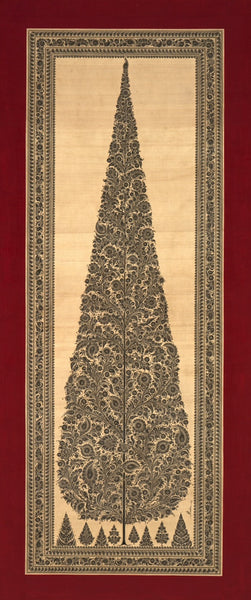 Pattachitra Tree of LifePCT19-Turmeric Art