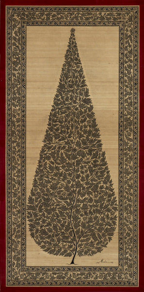 Pattachitra Tree of LifePCT24-Turmeric Art