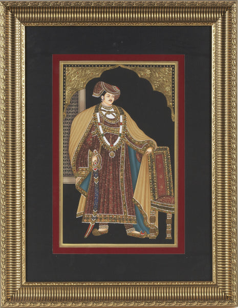 King With Gold Embossing & Semi Precious Stone (Free Shipping)