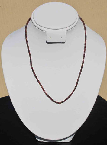 Small Beaded Brown Sandalwood Necklace SN0034
