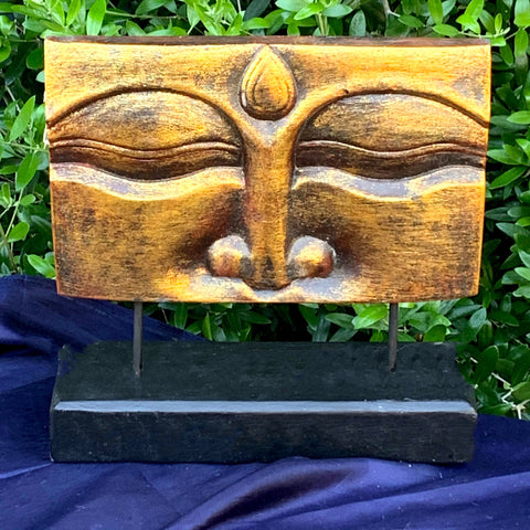 Buddha Meditating Eyes on A Stand
