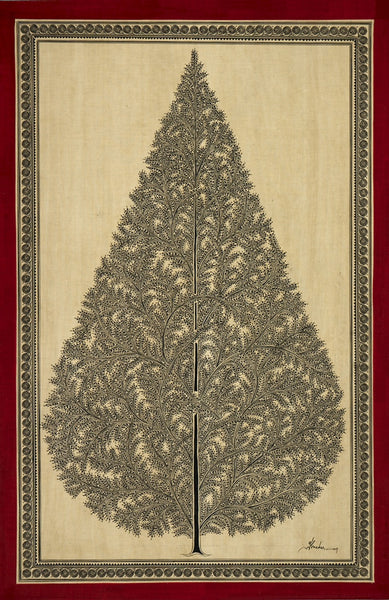 Pattachitra Tree of LifePCT5-Turmeric Art