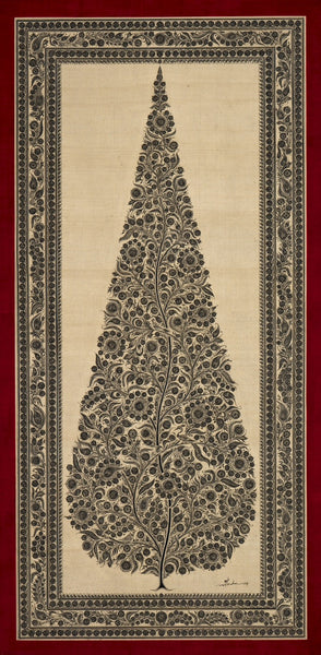 Pattachitra Tree of LifePCT7-Turmeric Art