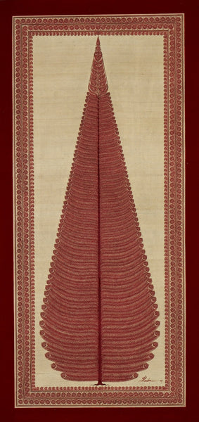 Pattachitra Tree of LifePCT9-Turmeric Art