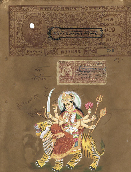 Antique Stamp AN011-Turmeric Art