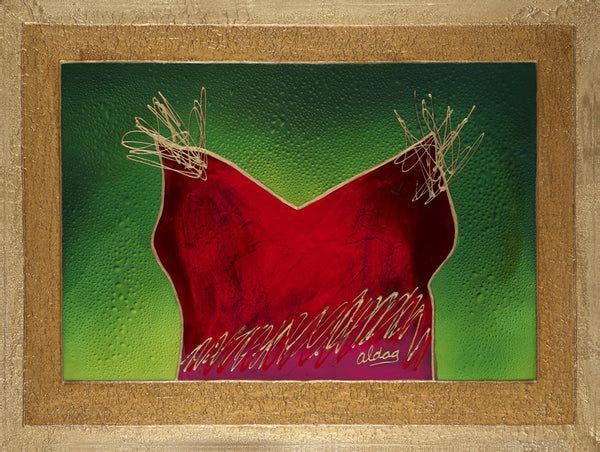 Whale Tail Ii Original Fine Arts Painting By Jeurgen Aldag - Turmeric Art