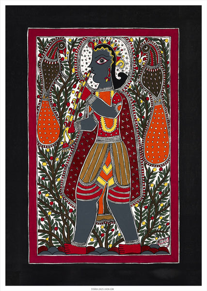 Madhubani Series MBC010-Turmeric Art
