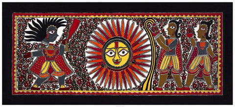 Madhubani Series MBC011-Turmeric Art
