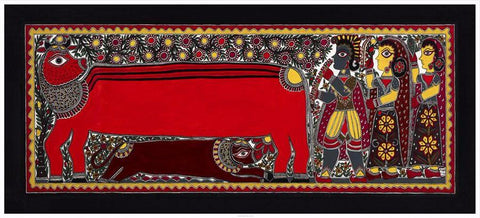 Madhubani Series MBC013-Turmeric Art