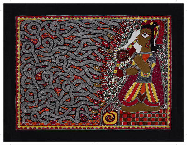 Madhubani Series MBC014-Turmeric Art