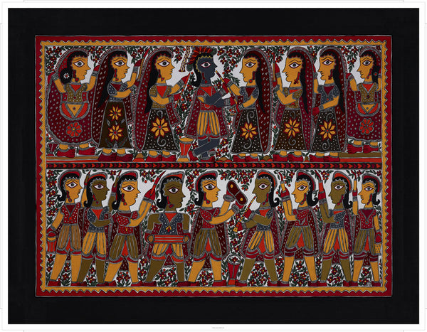 Madhubani Series MBC021-Turmeric Art