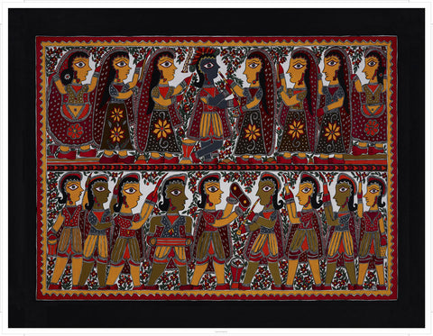 Madhubani Series MBC021-Turmeric Art